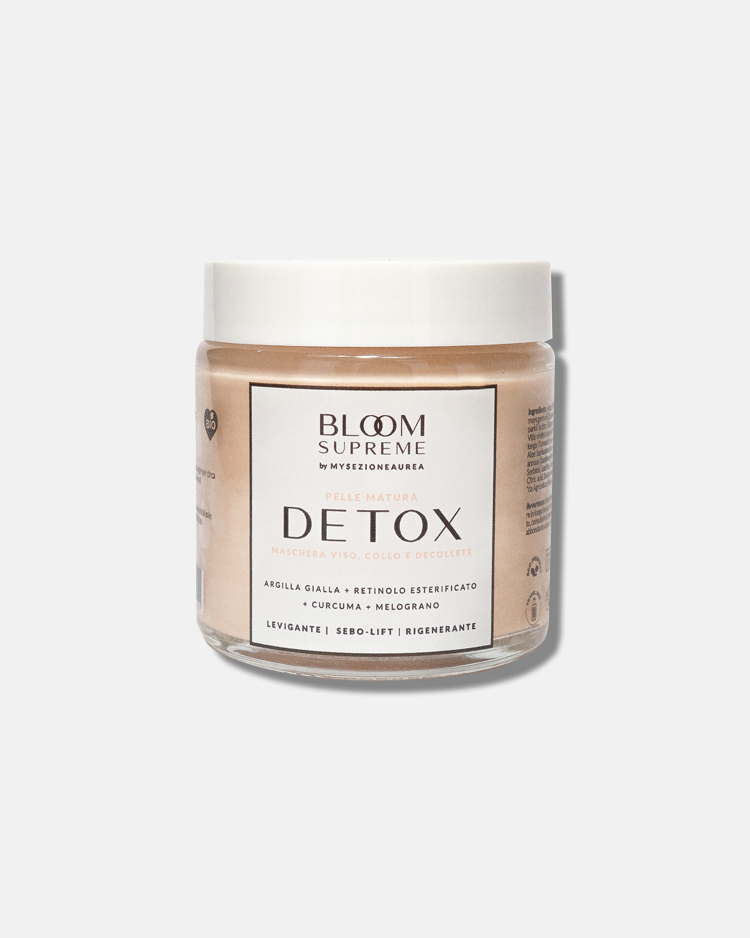 DETOX MASK maschera viso per pelle normale o matura - BLOOM SUPREME