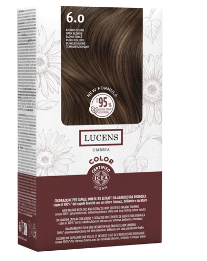 6.0 Dunkelblond - Natürliche permanente Haarfarbe ohne Ammoniak 