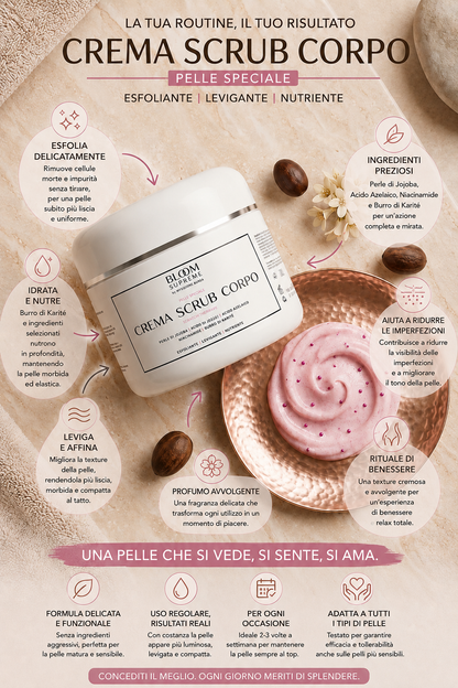 Crema Scrub Corpo senza risciacquo - Bloom Supreme