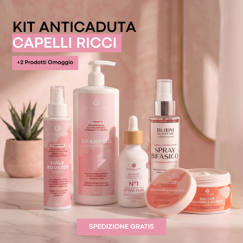KIT anticaduta completa che rinforza i tuoi ricci dalla radice alle punte