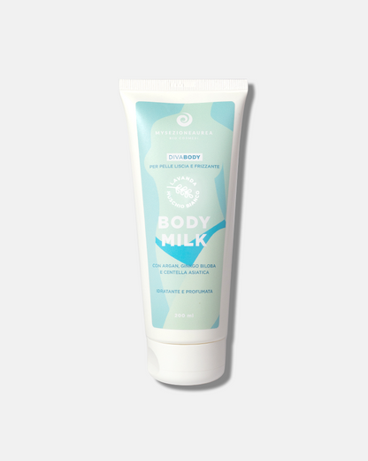 Crema corpo Body Milk Lavanda e Muschio Bianco DIVA BODY-200 ml