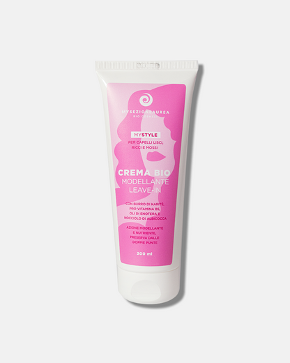 Crema bio modellante leave-in per capelli lisci, ricci e mossi MY STYLE