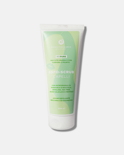 ESFO SCRUB CAPELLI per cute grassa o con forfora e prurito MY PURE