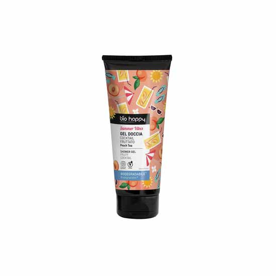 Gel doccia coktail fruttato Peach tea - BIOHAPPY