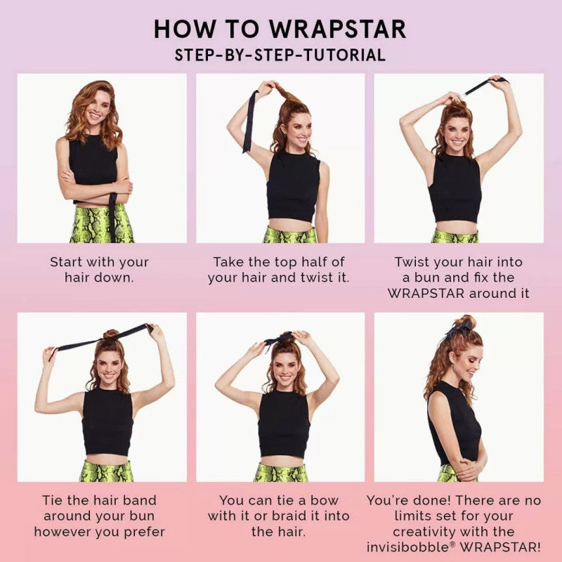 INVISIBOBBLE Wrapstar Snake it off - fascia elastico - nera