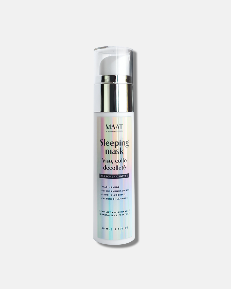 SLEEPING MASK Viso+Collo+Decolletè | MAAT by MYSEZIONEAUREA