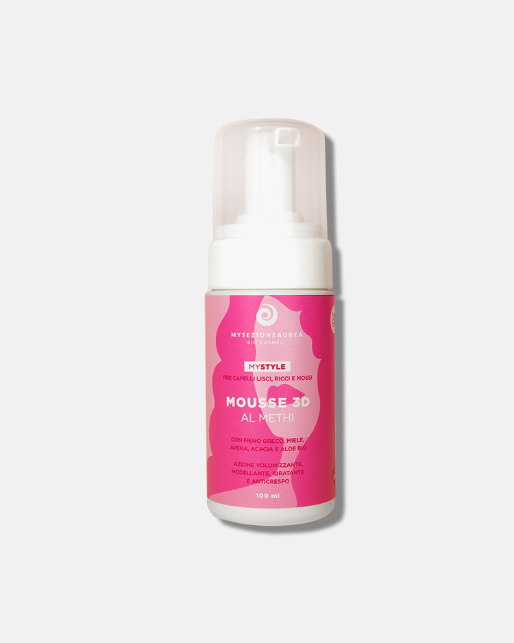 Mousse 3D al methi per capelli lisci, ricci e mossi MY STYLE-100 ml