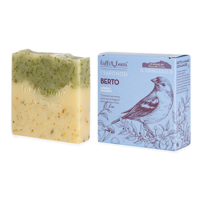 I SAPONOSI Latte e Luna - Saponi vegetali naturale realizzati a mano - 5 varianti -BERTO - LAVANDA E TANGERINO