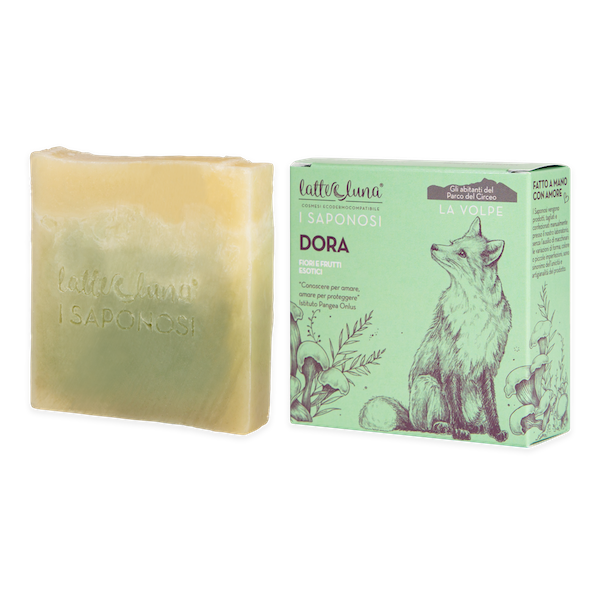I SAPONOSI Latte e Luna - Saponi vegetali naturale realizzati a mano - 5 varianti -DORA - FIORI E FRUTTI ESOTICI