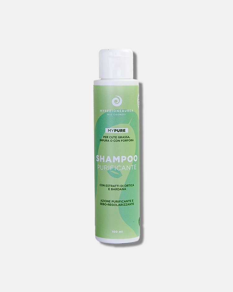 Shampoo purificante per cute grassa, impura o con forfora MY PURE-100 ml