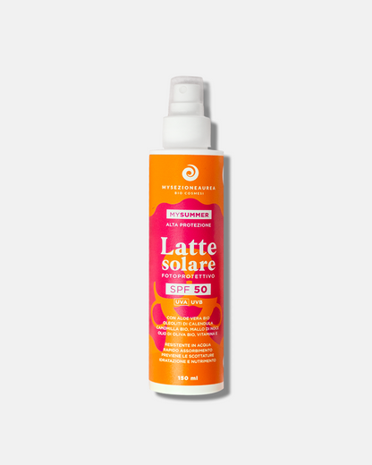 Latte Solare SPF 50 Fotoprotettivo – MY SUMMER-150 ml