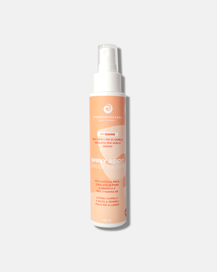 Spray acido chiudi squame per tutti i tipi di capelli, in particolare quelli grassi MY SHINE-100 ml
