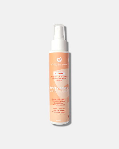 Spray acido chiudi squame per tutti i tipi di capelli, in particolare quelli grassi MY SHINE-100 ml